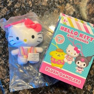 Sanrio Hello Kitty Plush Dangler Keychain